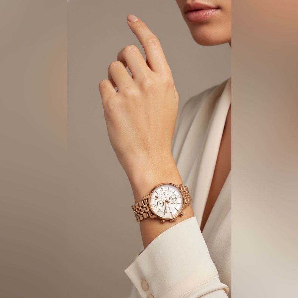 FOSSIL F2 Watch ES-1944 ROSE GOLD WATCH